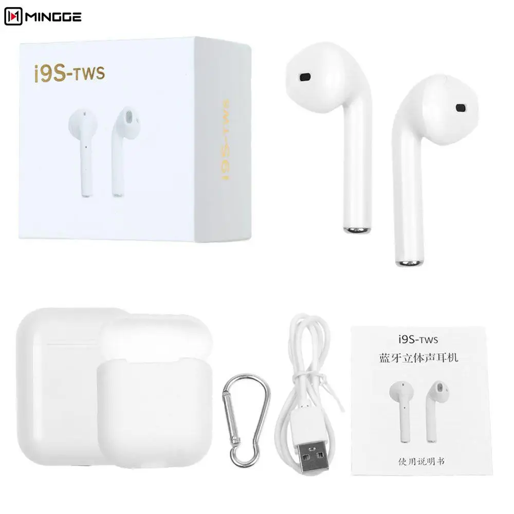 2019 Новинка Высокое качество i9s TWS Близнецы наушники Bluetooth V4.2 стерео гарнитура для