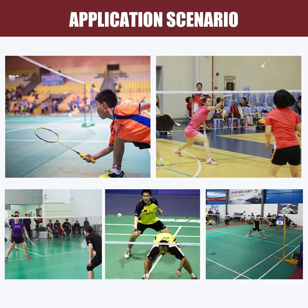 Цветная нейлоновая сетка для бадминтона теннисная долговечные воланы подходят