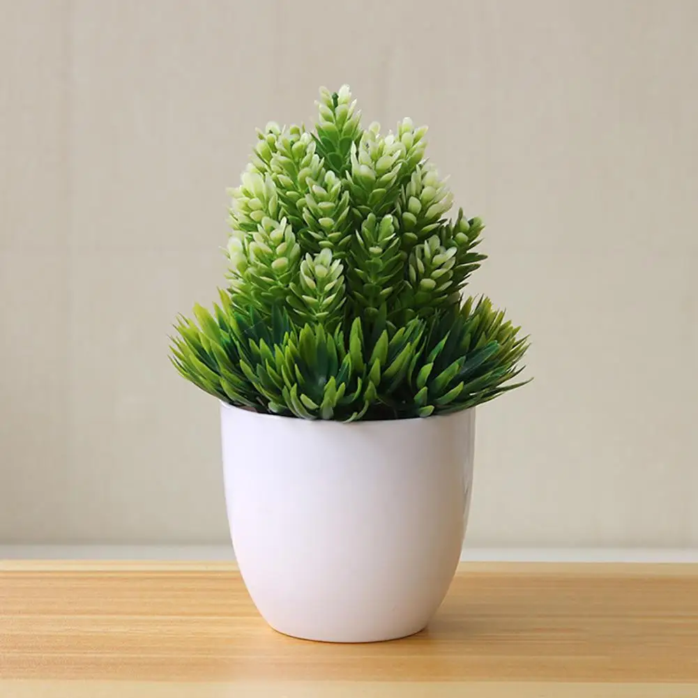 

Artificial Potted Plant Fake Bonsai Table Simulation Decor for Home Office Hotel