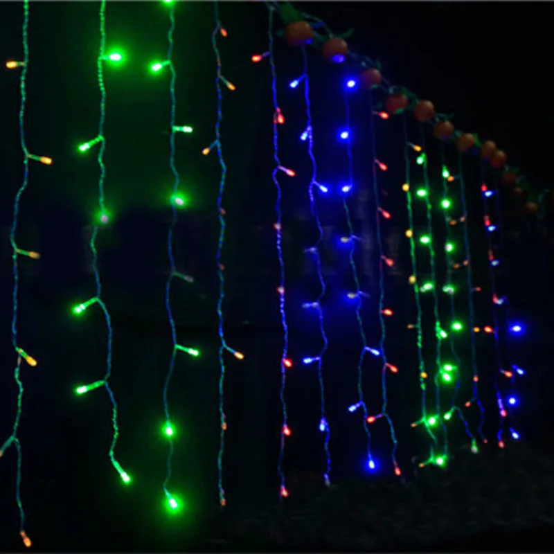 3 5 м 100 фиолетовых светодиодных праздничных сказочных рождественских огней