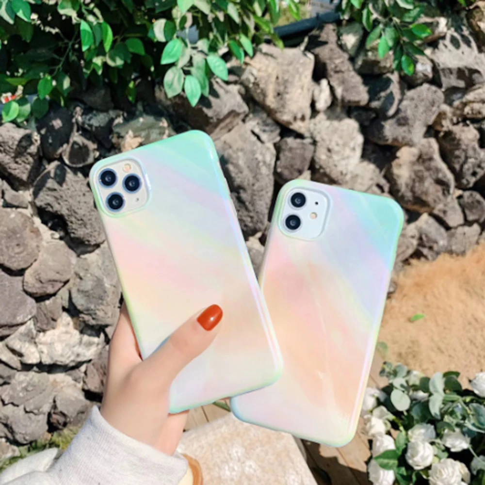 Противоударный чехол для телефона iPhone 11 Pro Max XR XS 7 8 Plus X Мягкая задняя крышка
