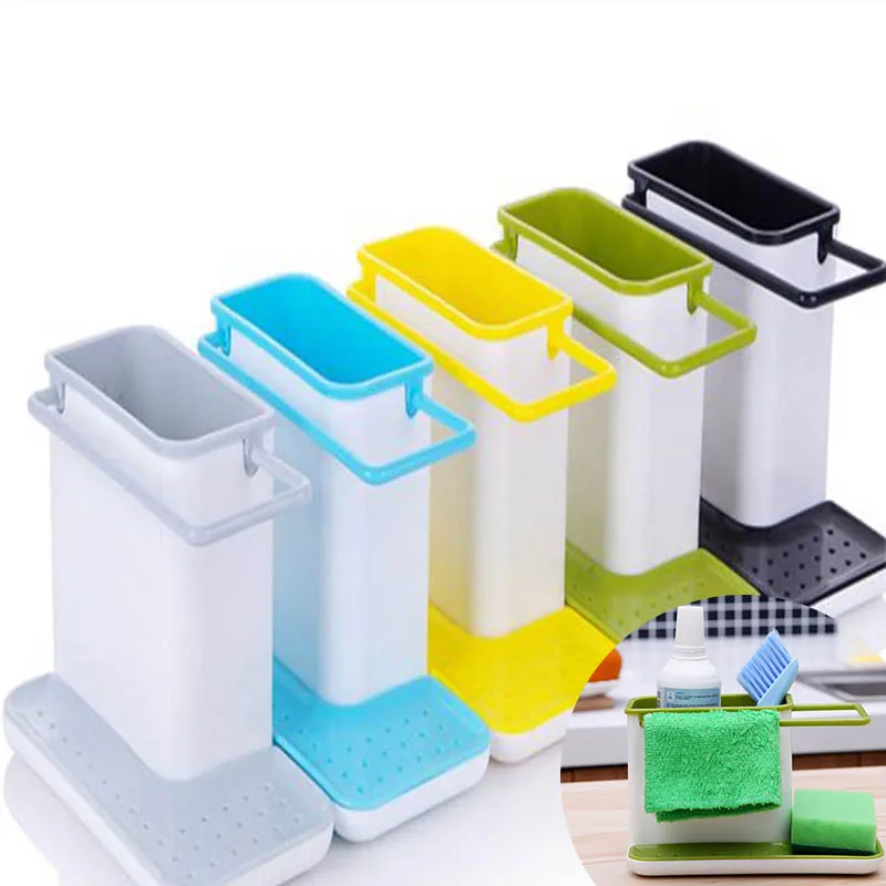 

1PC Hanging Storage Sponge Drain Shelves Multifunction Soap Holder Towel Drain Shelf Bathroom Accessories Kitchen Gadgets