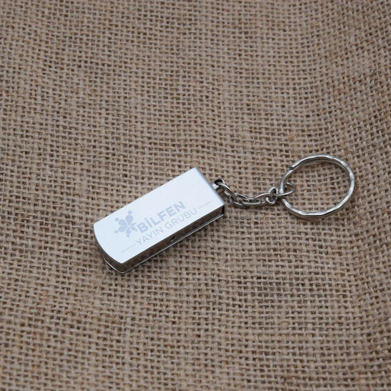 Металлический Usb флеш-накопитель с брелоком флэш-накопитель 2 0 флешка 64 ГБ 32 16 8 4