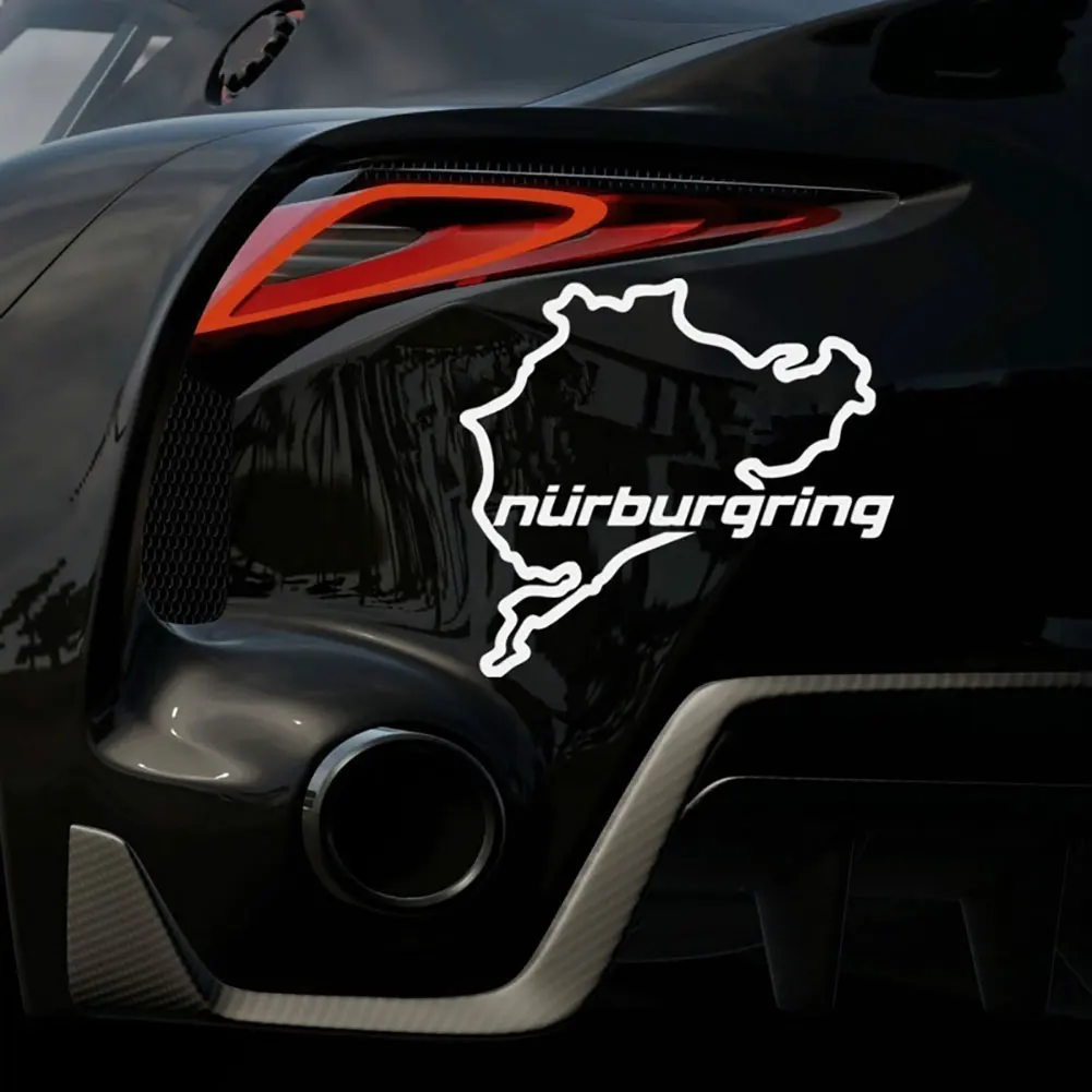 Забавная карта Nurburgring светоотражающие наклейки на автомобиль грузовик