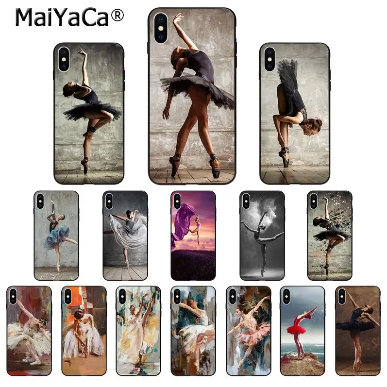 MaiYaCa балерина Танцующая девочка высокое качество чехол для телефона iPhone 11 pro XS MAX 8