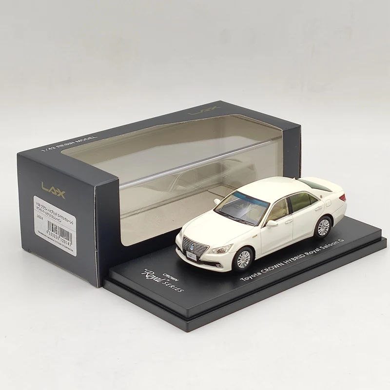 

LA-X 1/43 For T~ota Crown Hybrid Royal Saloon G 14 Generation White L43014 Resin