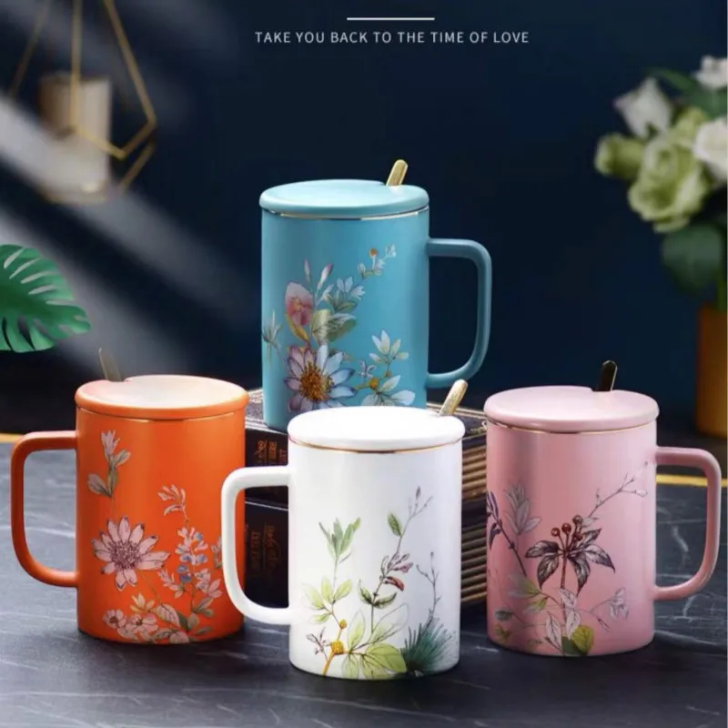 2020 креативная Персонализированная цветок Язык чашки Керамика Milk кафе кружка с