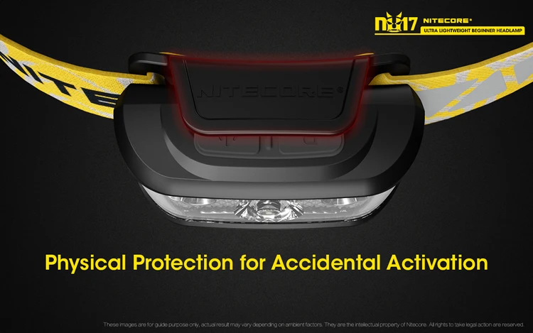 Nitecore NU17 ультра легкий налобный фонарь с зарядкой от USB белый+ CRI+ красный светодиодный водонепроницаемый налобный фонарь с батареей