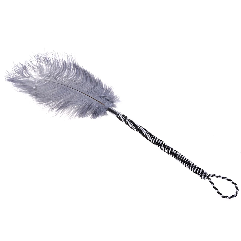 1 шт. белый БДСМ перо щекотка плетение связывание Эротическое фетиш кожа порка