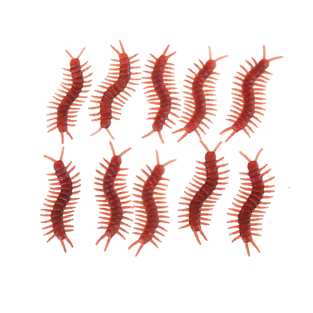 10 шт./компл. Смешные симуляции коричневые резиновые тараканы розыгрыши игрушки