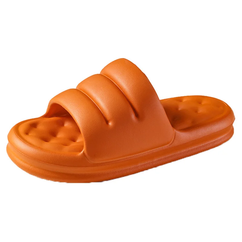 

Mute Slides Women Thick Sole Soft Indoor Slippers Women Anti-slip Sandals Men Summer Platform Women Shoes Bath