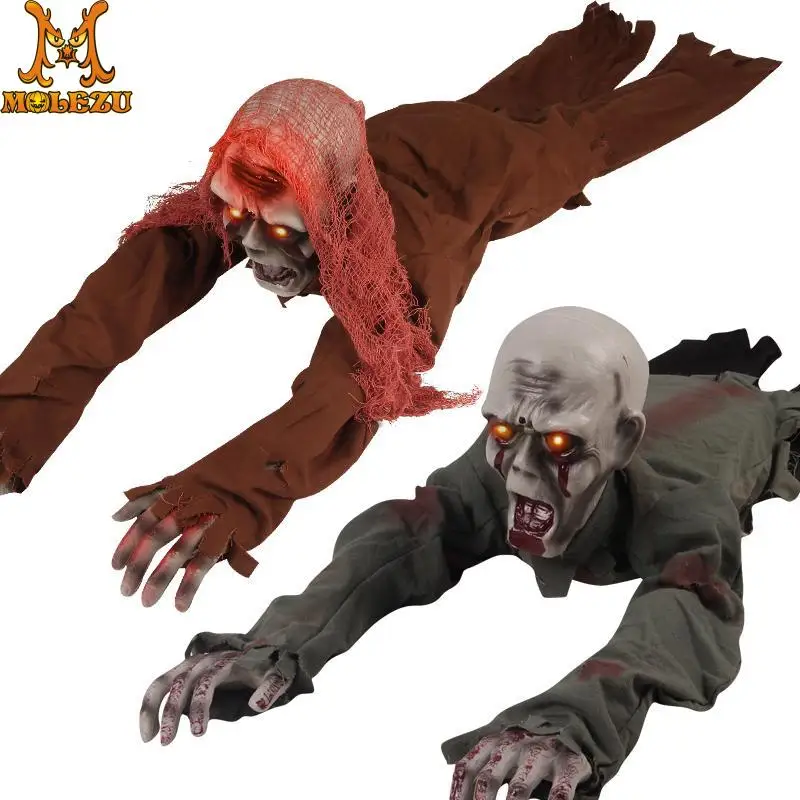 Molezu маска Хэллоуин Реалистичная латексная Карнавальная на Хеллоуин страшная