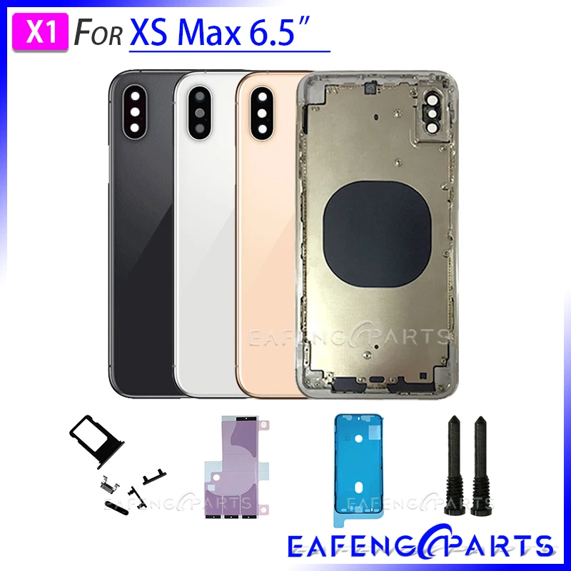 Крышка батареи для i Phone XS MAX 6 5 &quotЗадняя панель со стеклянной задней панелью
