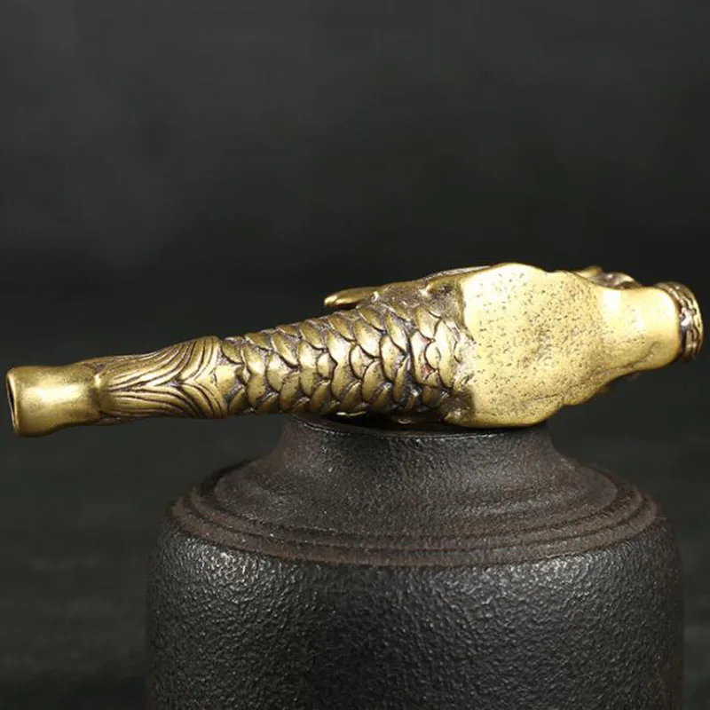 Античный набор для курения рука китайского знака зодиака латунная труба