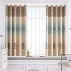 Короткие шторы с принтом зебры для детской комнаты, оконные драпировки в европейском стиле для гостиной, детской спальни