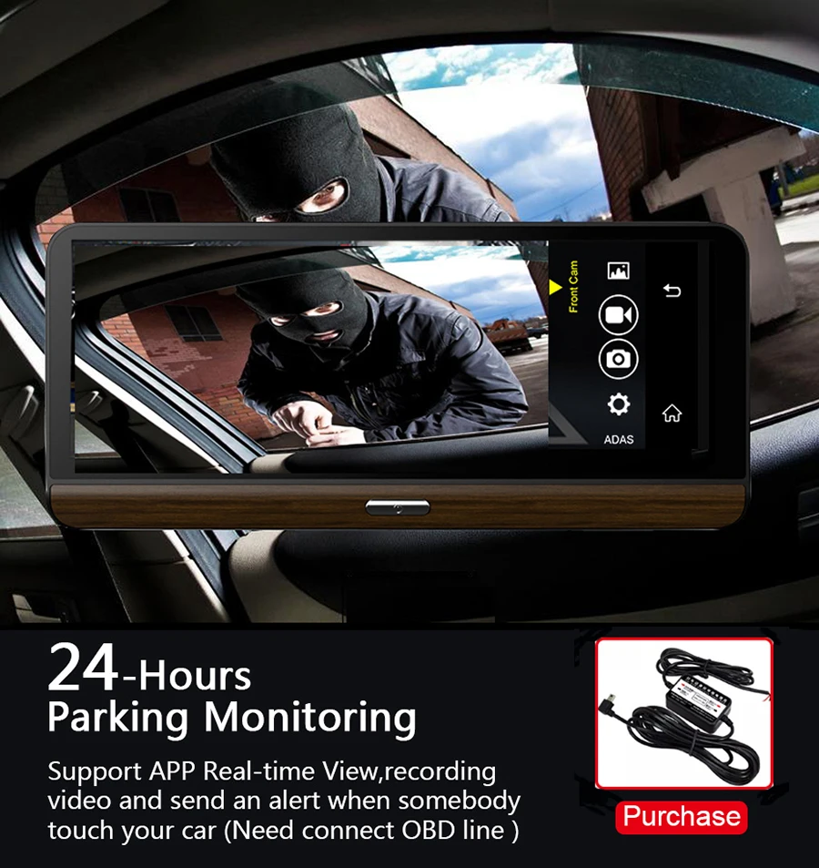 Anfilite E31 Pro 4G Автомобильная камера gps 7," Android 5,1 Автомобильные видеорегистраторы gps навигация видеорегистратор парковки мониторинг грузовика gps навигатор