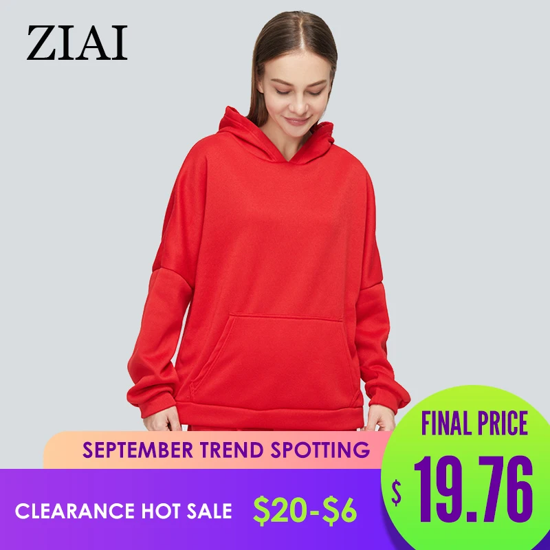 

ZIAI 2021 New Hoodies Sweatshirts Pant Suits Casual Tracksuit Spring and Autumn Red Two-piece Set Women Fashion Hot sale DY06