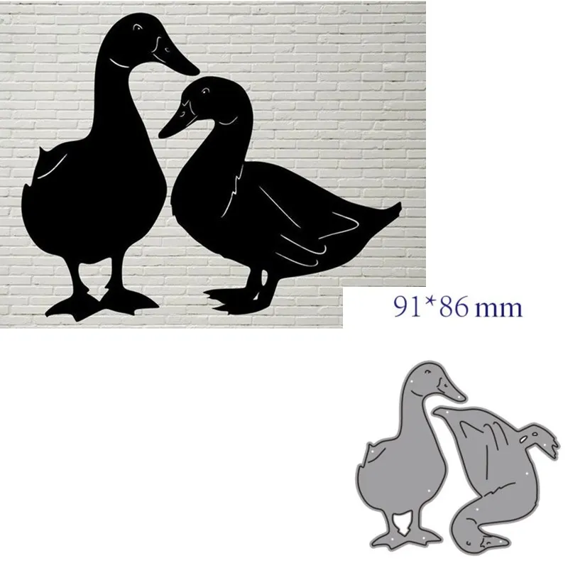 Металлические Вырубные штампы вырезанная форма животное утка украшение для