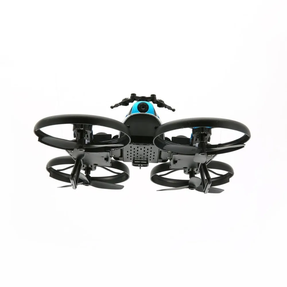 HeHengDa игрушки H6 2,4G 2 в 1 Электрический RC деформация мотоцикл Дрон Wi-Fi управление автомобиль RTR модель