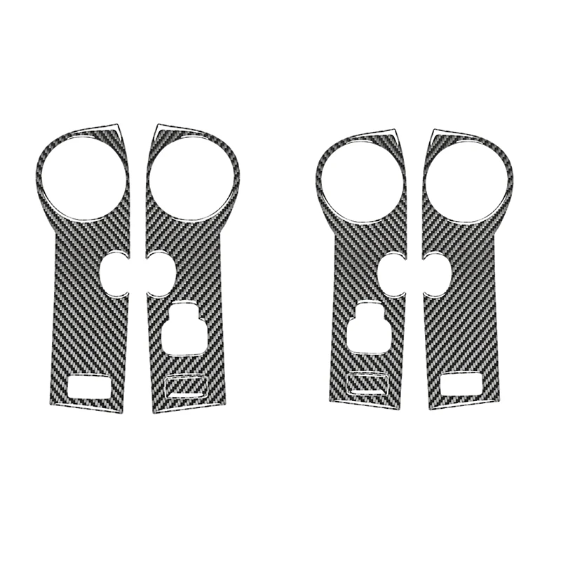 

Наклейка на панель автомобильной двери подлокотника, наклейка из углеродного волокна для Mazda MX5 2009-2015, аксессуары