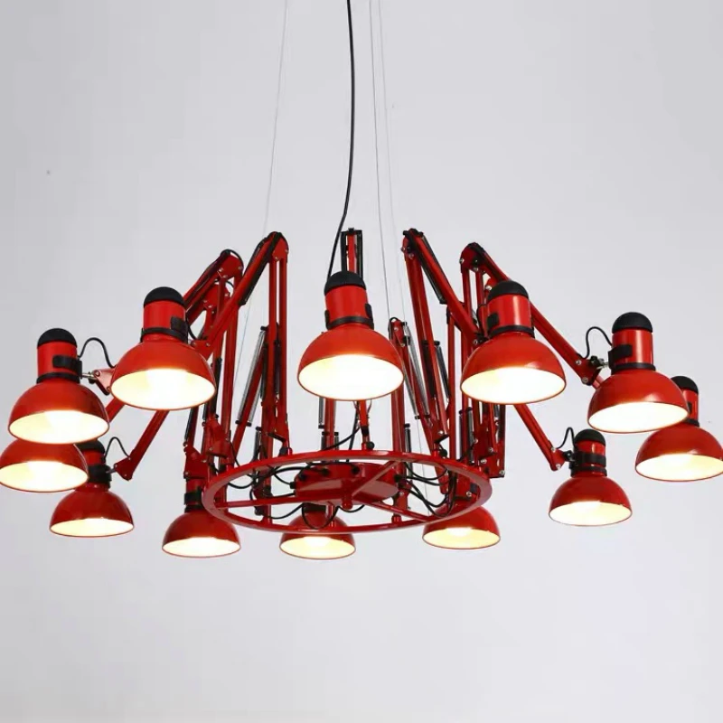 Американский Красный Человек паук люстра лампа в ретро стиле для студийной 6 / 9 12