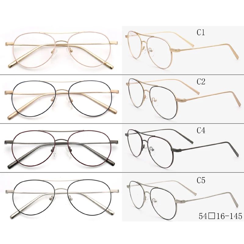 Металлическая оправа для очков MUZZ модная мужская близорукости новая Женская