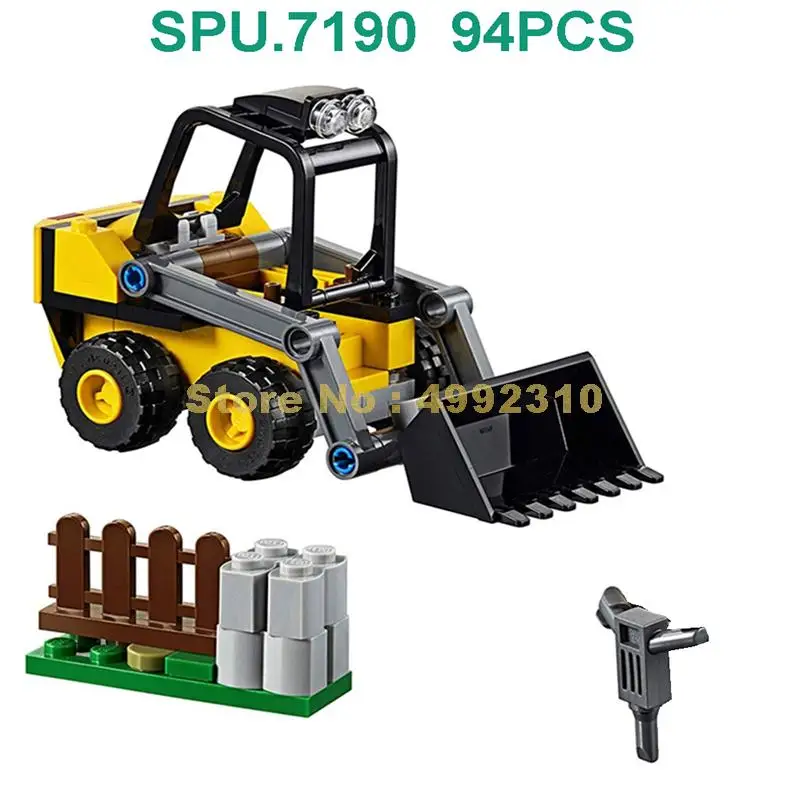 94 шт. бульдозер для строительства городской техники строительные блоки 1 кукла