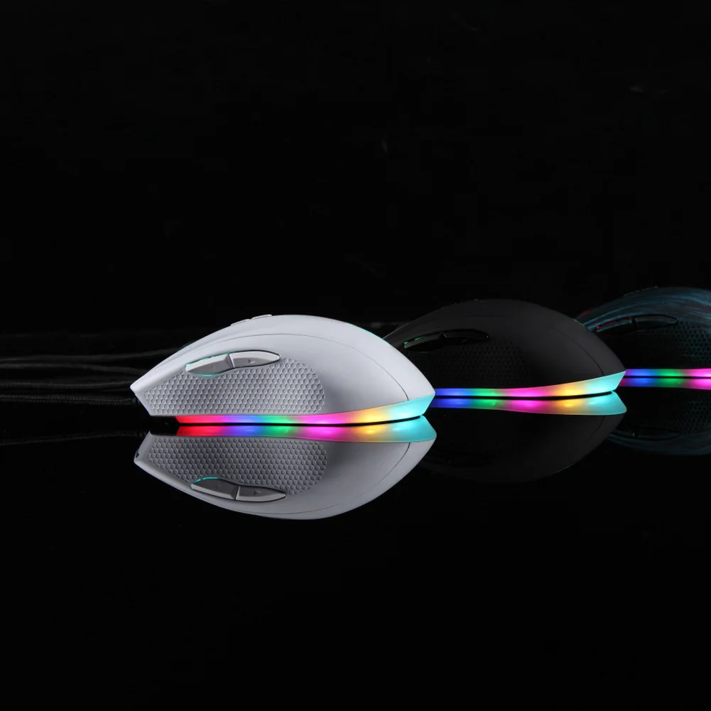 

Мышь компьютерная игровая оптическая, 5000 DPI, 7 кнопок, со светодиодной подсветкой
