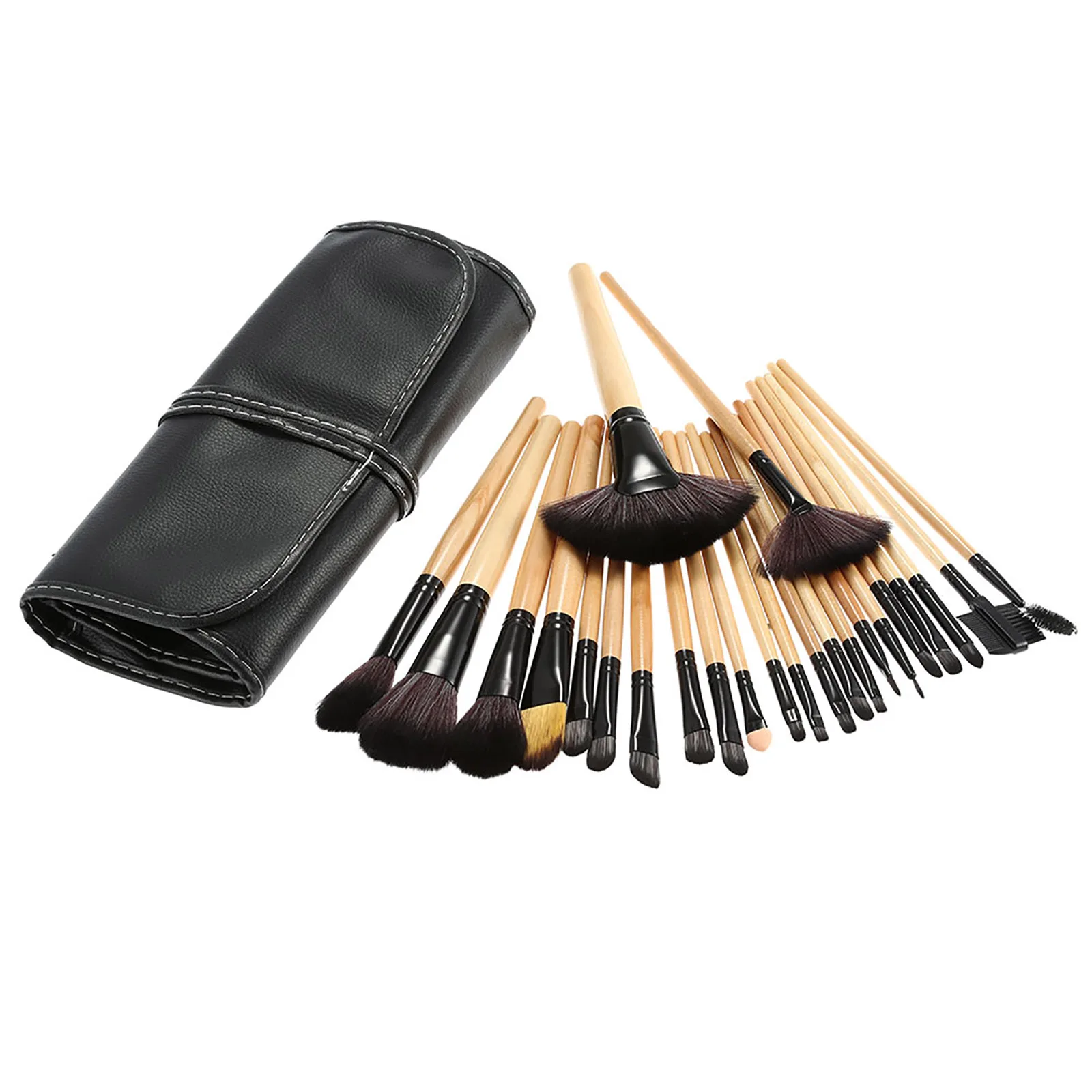 

24Pcs Professional Makeup Brush Set Essential Cosmetic Make Up Brushes Kit Powder Brush Eyeshadow Eyeliner Eyebrow Brush