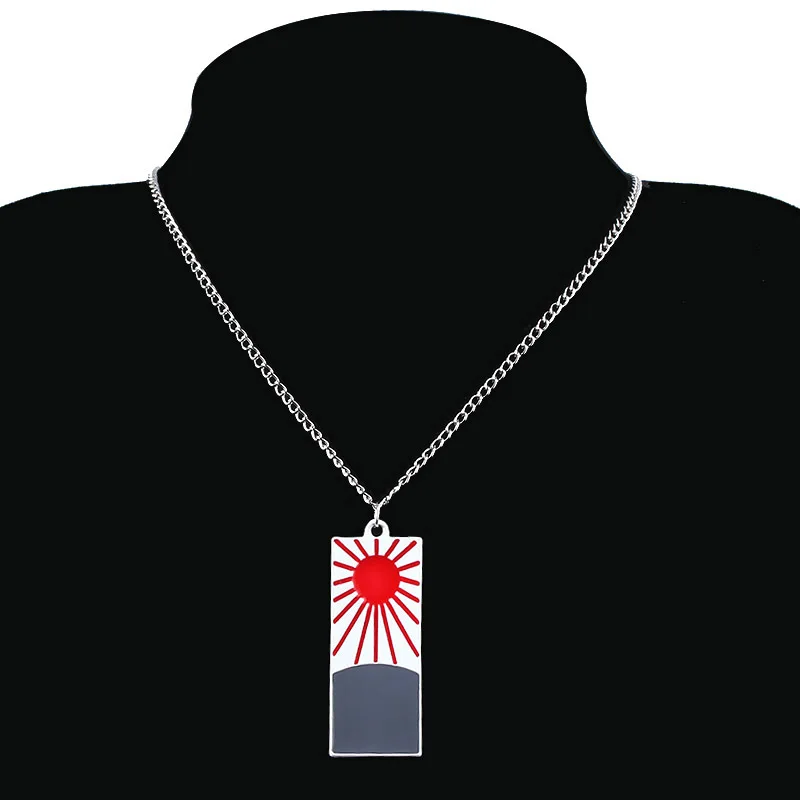 10 шт./лот аниме Kimetsu no Yaiba Kamado Tanjirou серьги-Капельки ожерелье аксессуары ювелирные