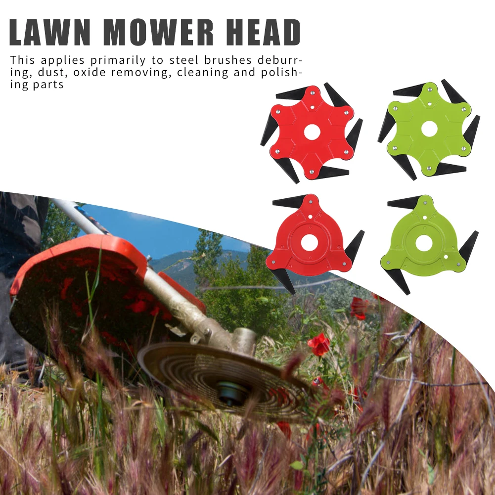 

3/6 Teeth Brush Cutter 65Mn Lawn Grass Trimmer Multi-functional Practical Convenient Head Blades Lawn Mower Blades