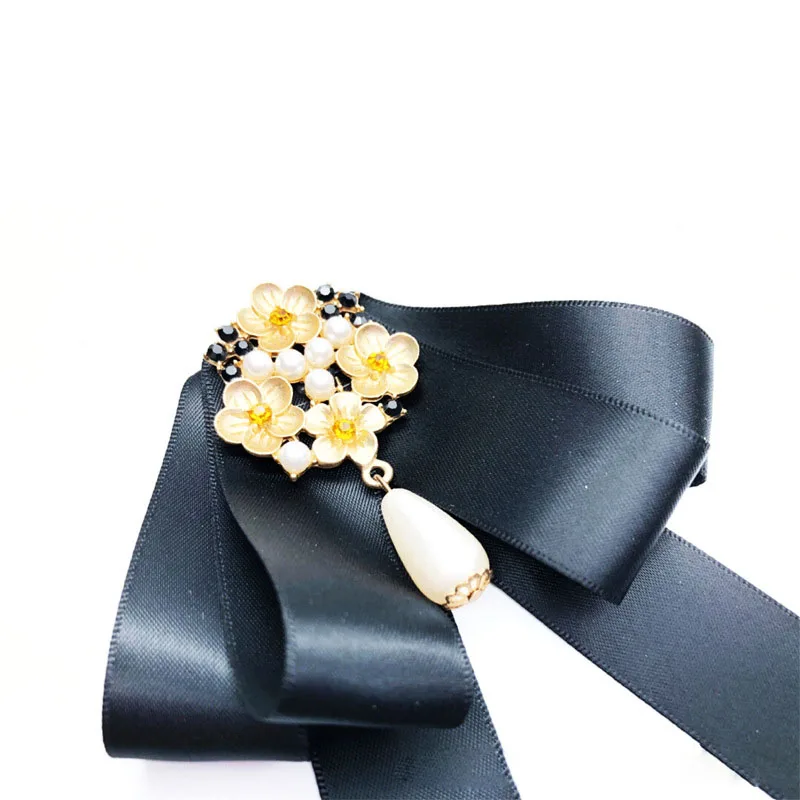 Модная женская брошь в виде цветка с жемчугом i-Remiel британском стиле винтажная