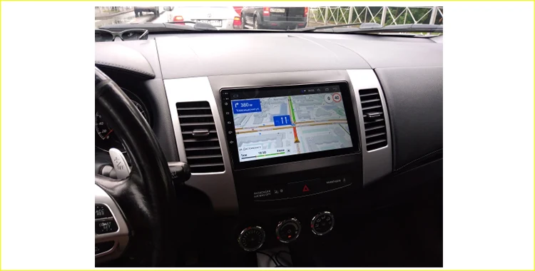 9 дюймов Android 9,0 Восьмиядерный 2 грамма 32 ГРОМ автомобильный dvd-плеер для Mitsubishi Outlander 2006-2013 радио gps Навигация BT wifi Навител