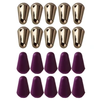 Lila Gold Musik Teil Elektrische Gitarre Kunststoff Weg Spitze Schalter Knob Cap gitarre schalter Volume Taste Kappe