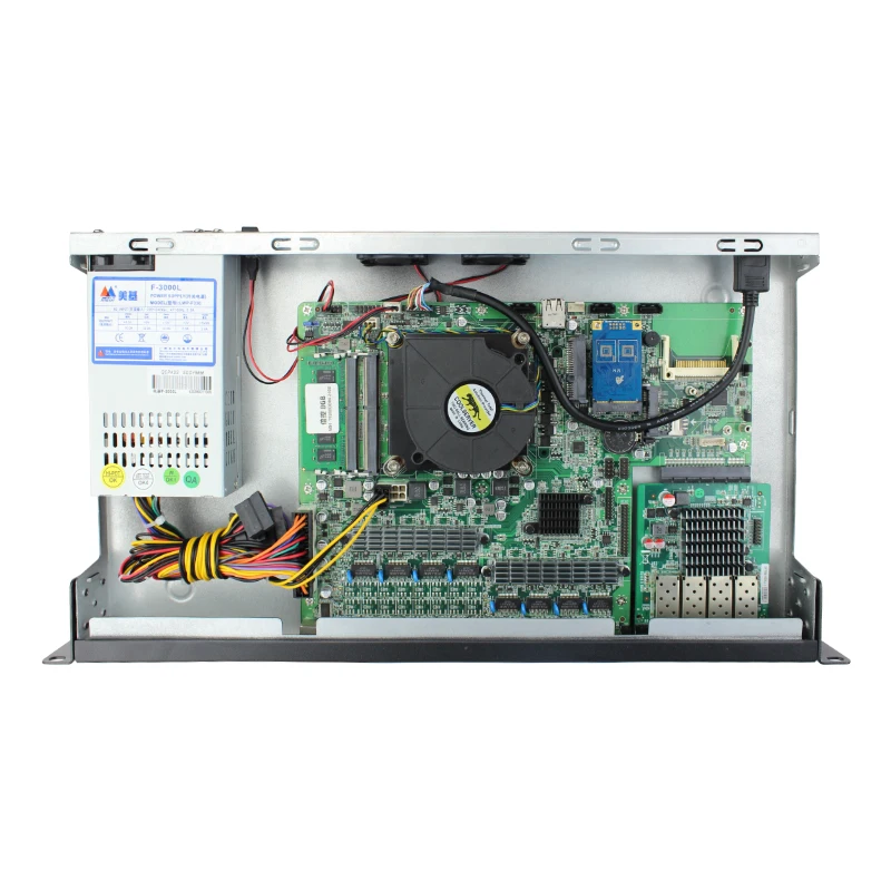 Серверный процессор Intel Core i7 9700 LGA1151 1u 8 сетевых адаптеров серверная стойка 4 SFP 10G i3