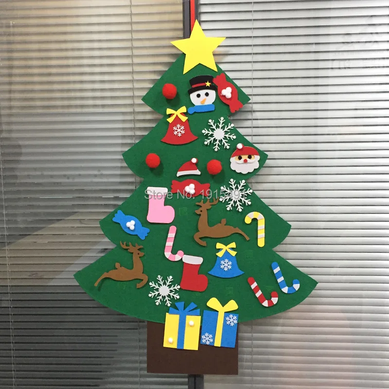 Новогодние подарки войлочные Рождественские елки/Снеговик/лося рождественские