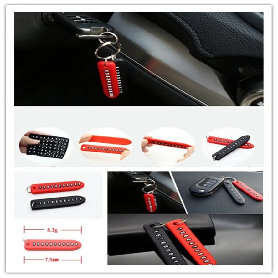 Анти-потерянный телефон пластина брелок подвеска авто для Ford Focus MK2 MK3 MK4 kuga Escape Fiesta