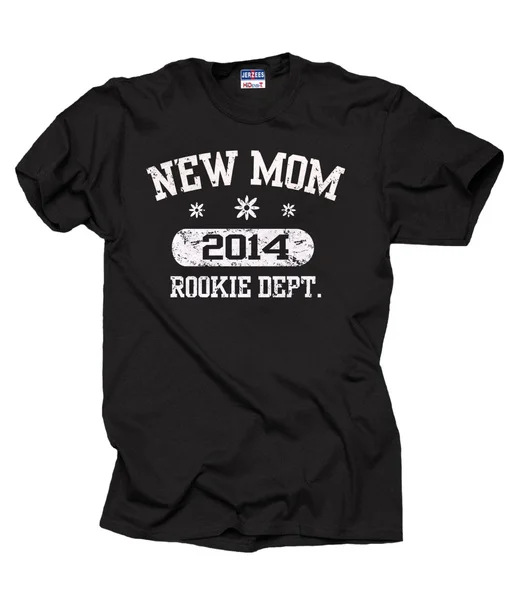 

Gift For New Mother T-Shirt New Mom 2014 Rookie Dept. Tee Shirt