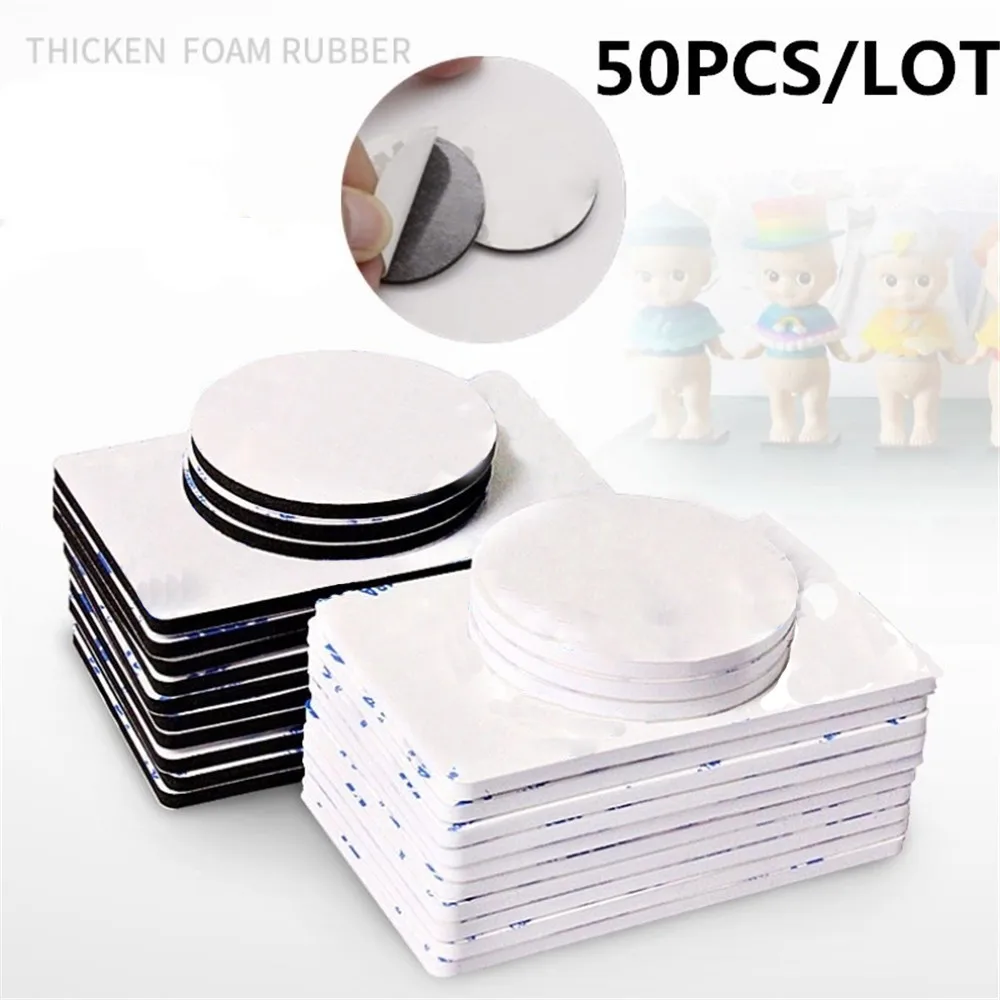 50 шт. Diy Двусторонняя черная лента пены прочная наклейка квадрат автомобиля дома