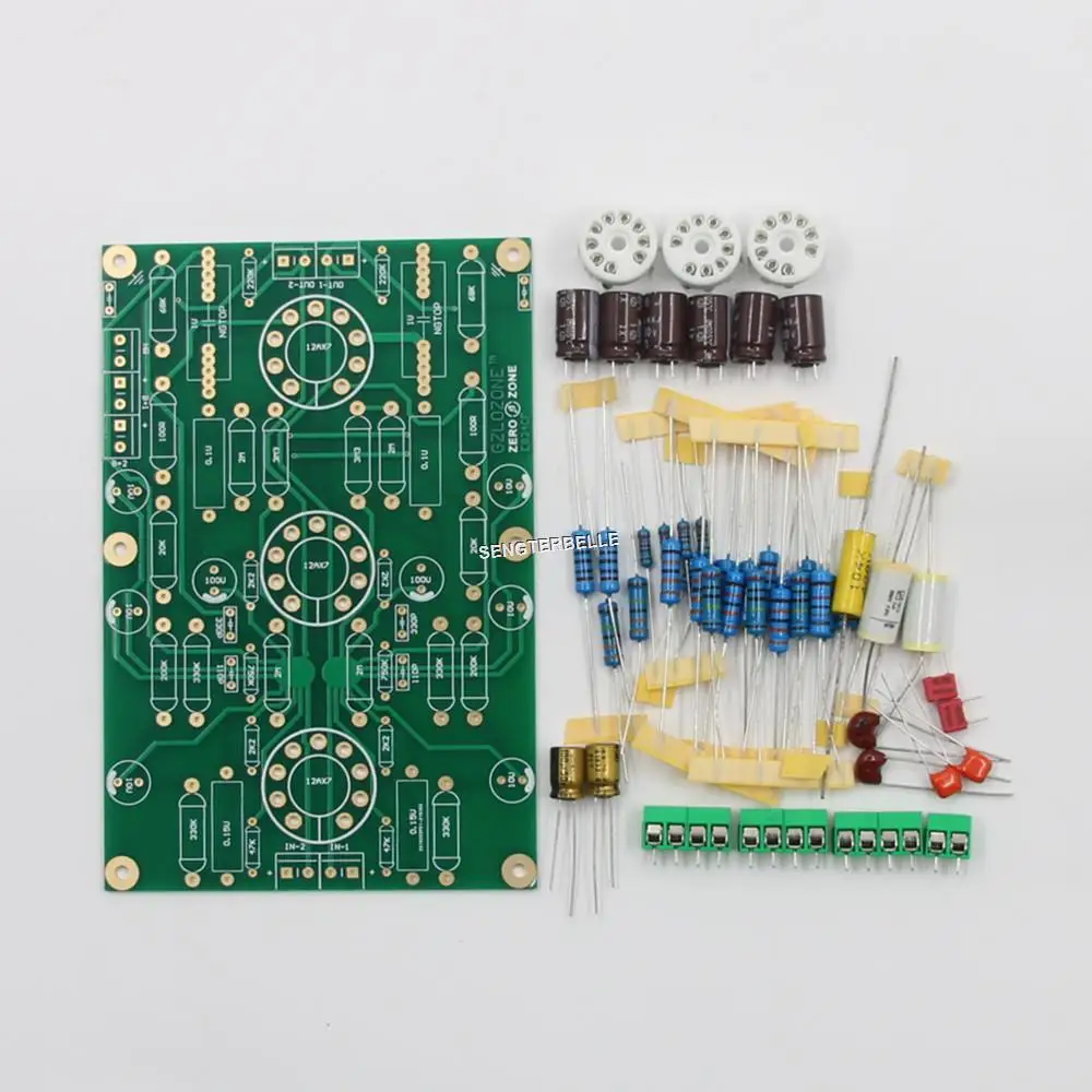 Стандартная версия Hifi RIAA MM 12AX7 трубчатый фонокорректор плата сценического