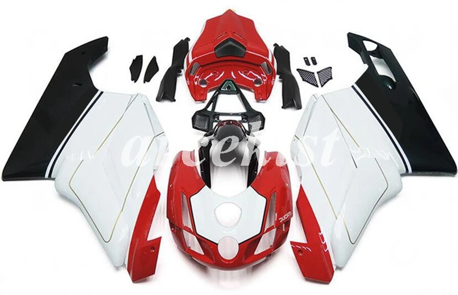 

New ABS Motorcycle Full Fairings Kits Fit for Ducati 749 999 2003 2004 749S 999S 03 04 Body set Custom Red white