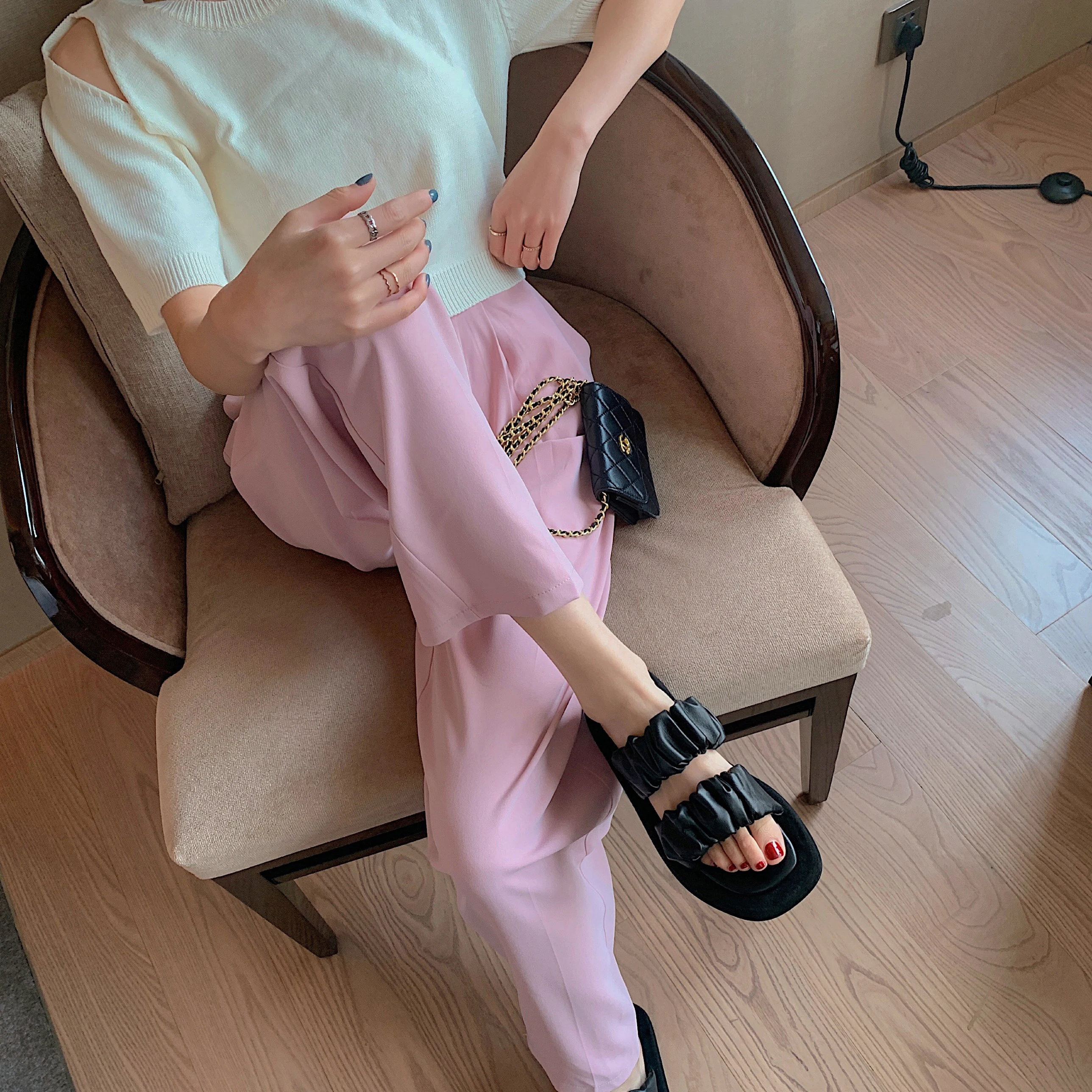 

2021 summer new ins trendy platform sandals and slippers ❥(^_-)