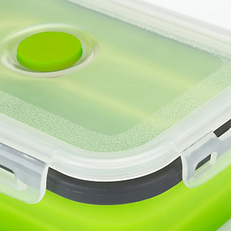 4 шт./набор складные силиконовые контейнеры для еды | Дом и сад