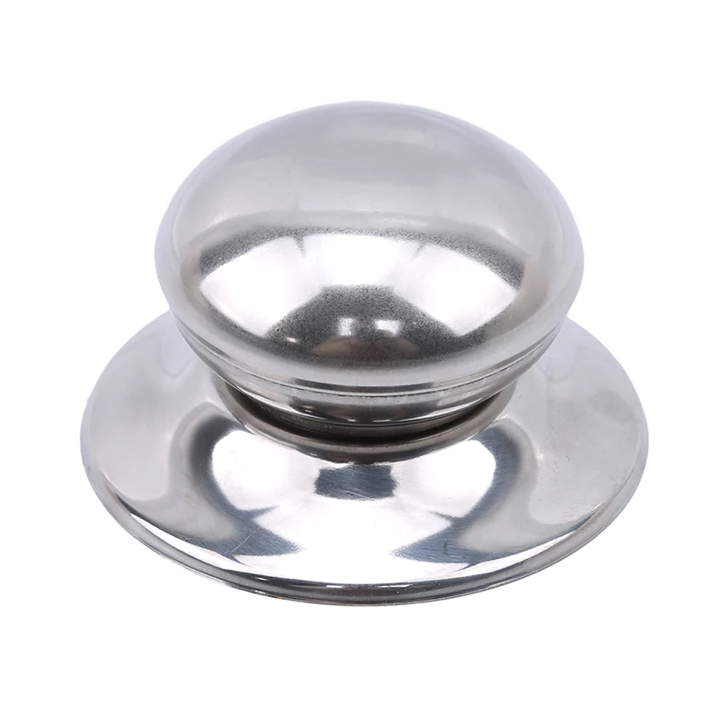 

2019 New Stainless Steel Cookware Pot Pan Lid Hand Grip Cover Circular Holding Knob Screw Handle Knob Handle For Kitchen