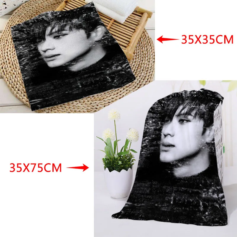 

Пользовательское Sungjae (BtoB) 35x75 см полотенце для лица s полотенце для лица из микрофибры быстросохнущее спортивное полотенце