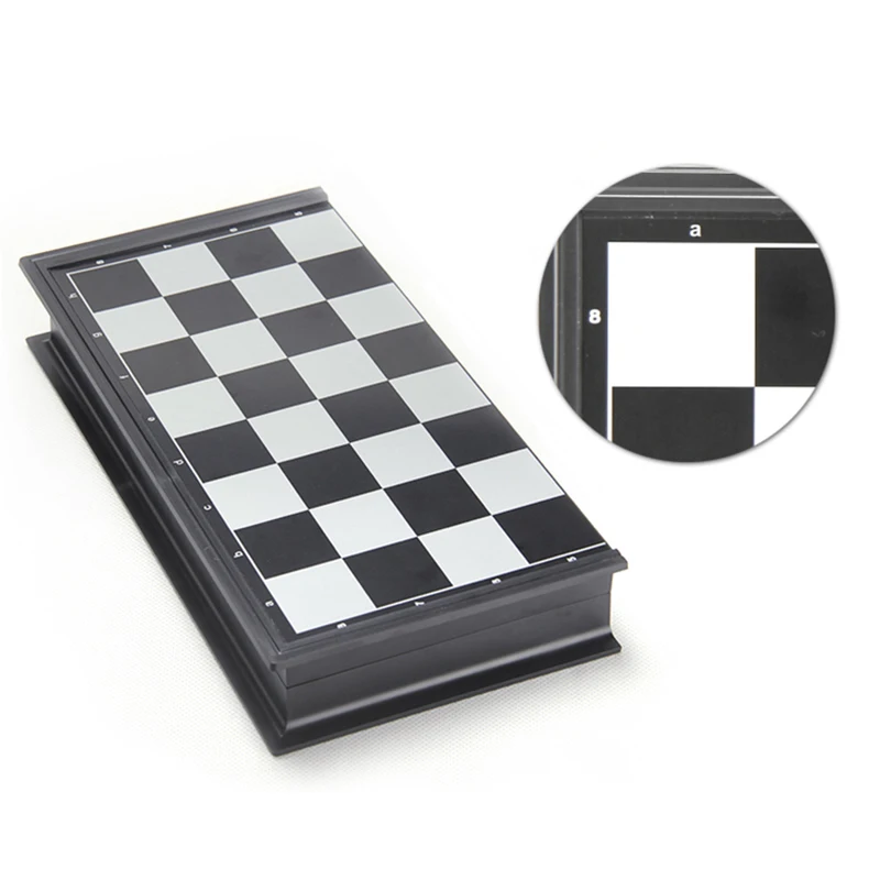 Магнитный дорожный Шахматный набор со складной шахматной доской обучающие