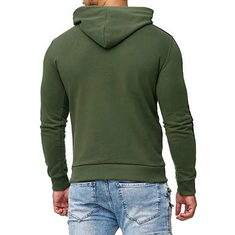 HEFLASHOR 2019 мужские осенние толстовки повседневные полосатые свитшоты уличные топы