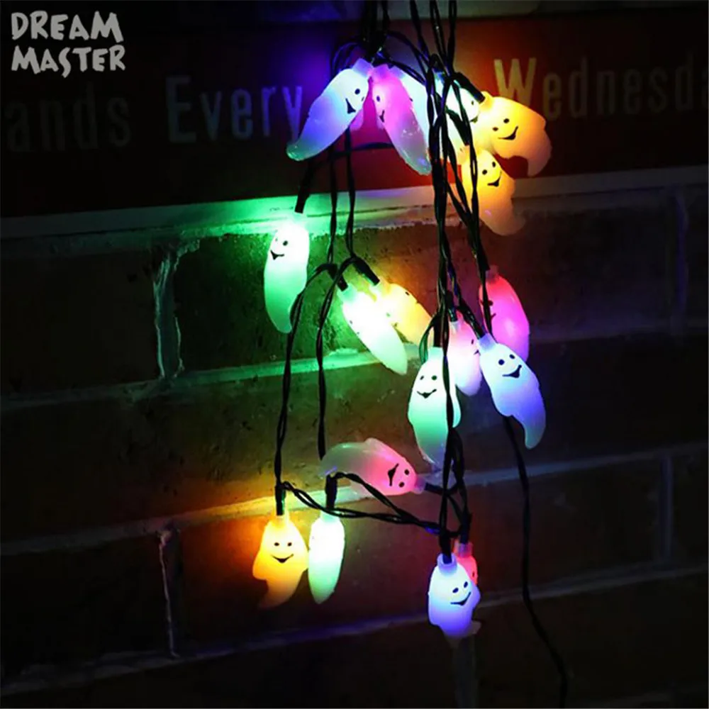 AA батарея гирлянды для уличного светильник s Красочные призрак Сказочный