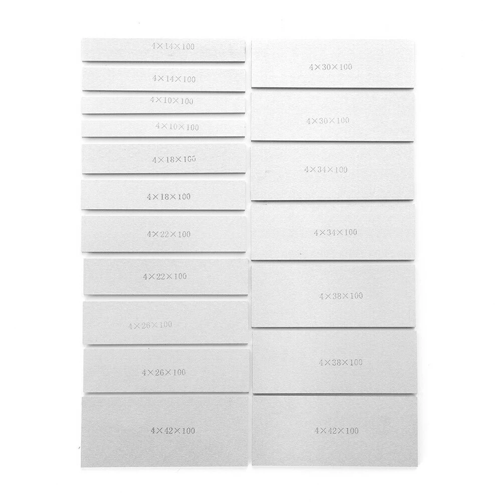 

9pair Embossed Multifunction Block Plate Accurate Lathe Tools Steel Thick DIY Vise Parallel Pad Measuring Milling Machine Base