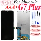ЖК-дисплей 6,2 дюйма для MotoRola Moto G7 Plus XT1965, сенсорный экран, стекло, дигитайзер + бесплатная доставка с инструментом
